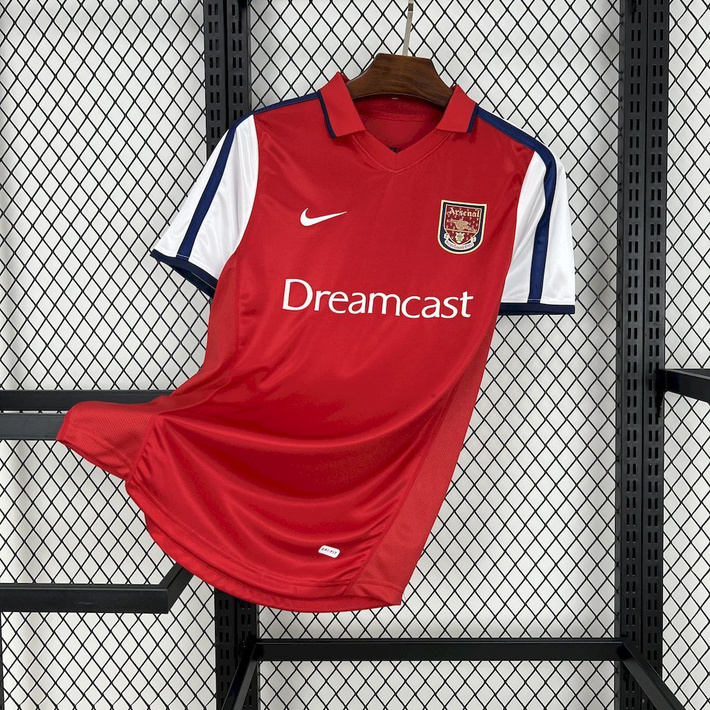 Camisa Arsenal Home RETRO 2000/01 Torcedor