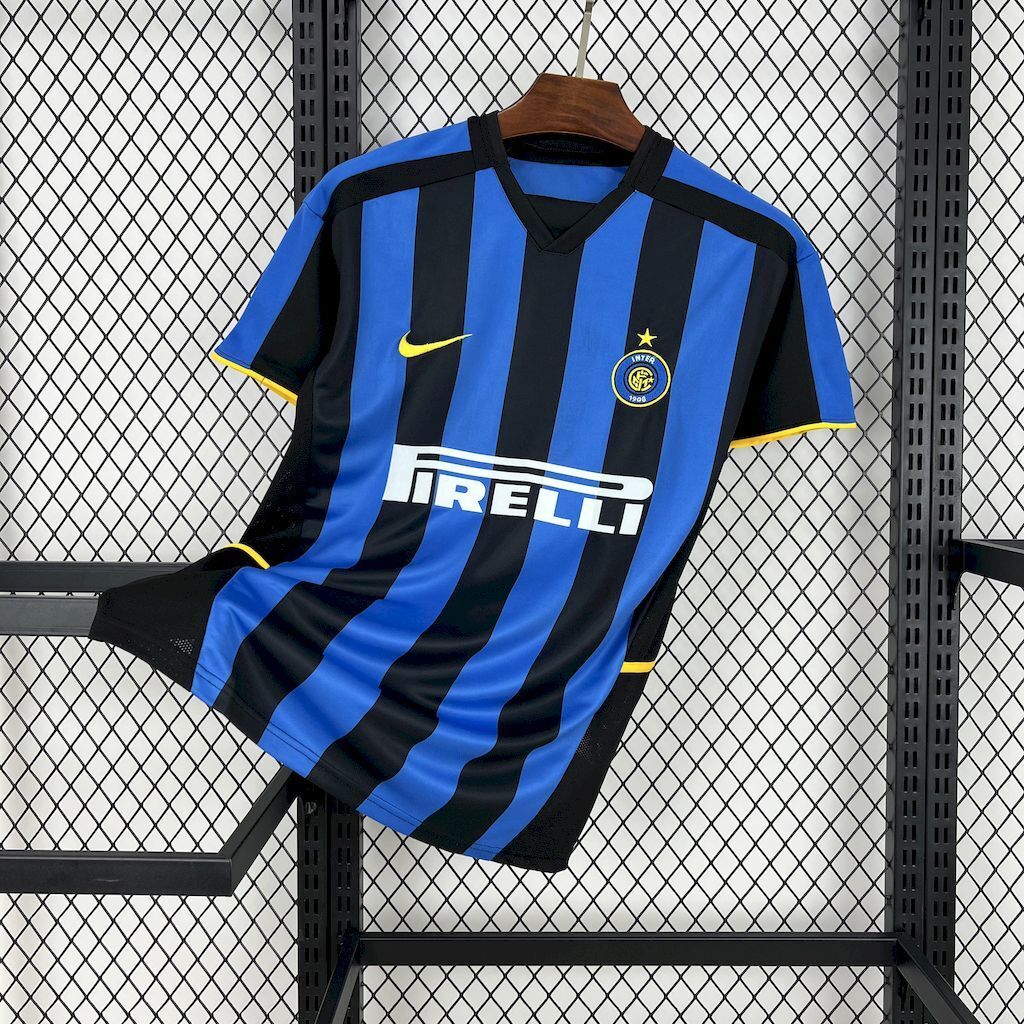 Camisa Inter de Milão Home RETRO 2002/03 Torcedor