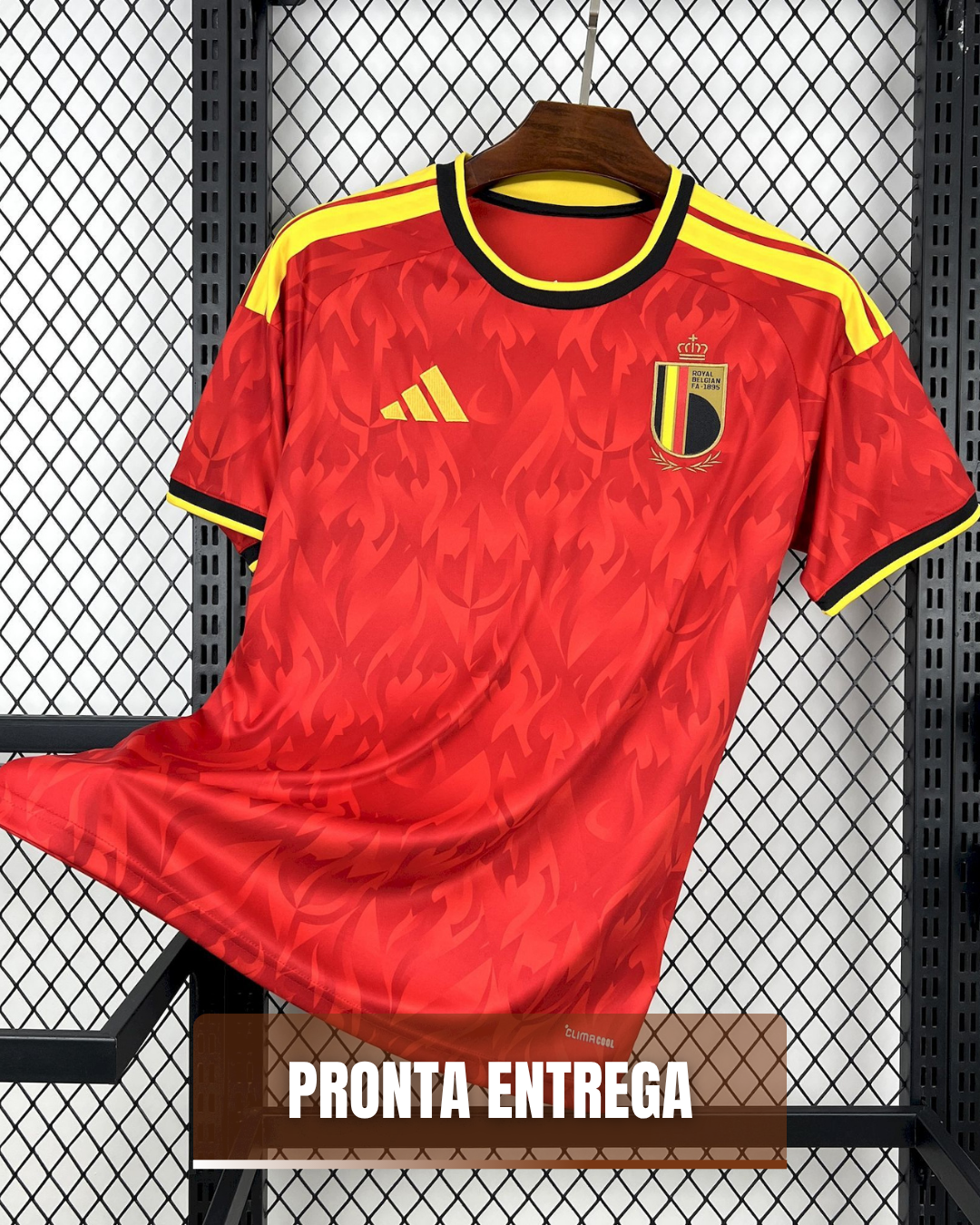 Camisa Masculina Bélgica I COPA DO MUNDO 2026 Torcedor - Pronta Entrega