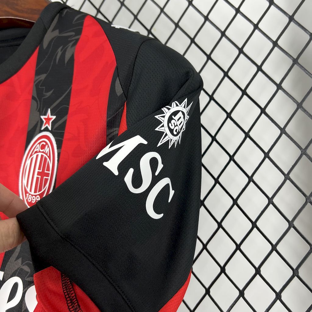 Camisa Masculina Milan I 25/26 Torcedor - Pronta Entrega