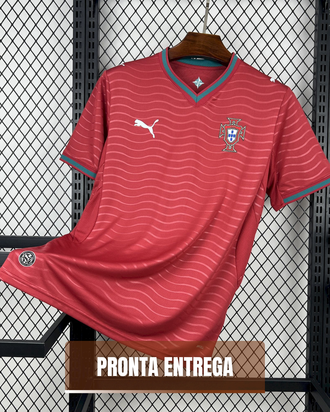 Camisa Masculina Portugal I COPA DO MUNDO 2026 Torcedor - Pronta Entrega