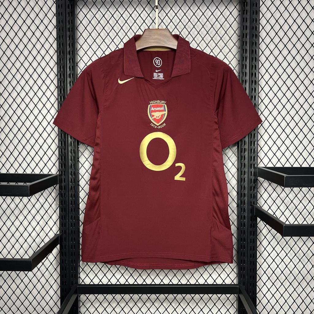 Camisa Arsenal Home RETRO 2005/06 Torcedor