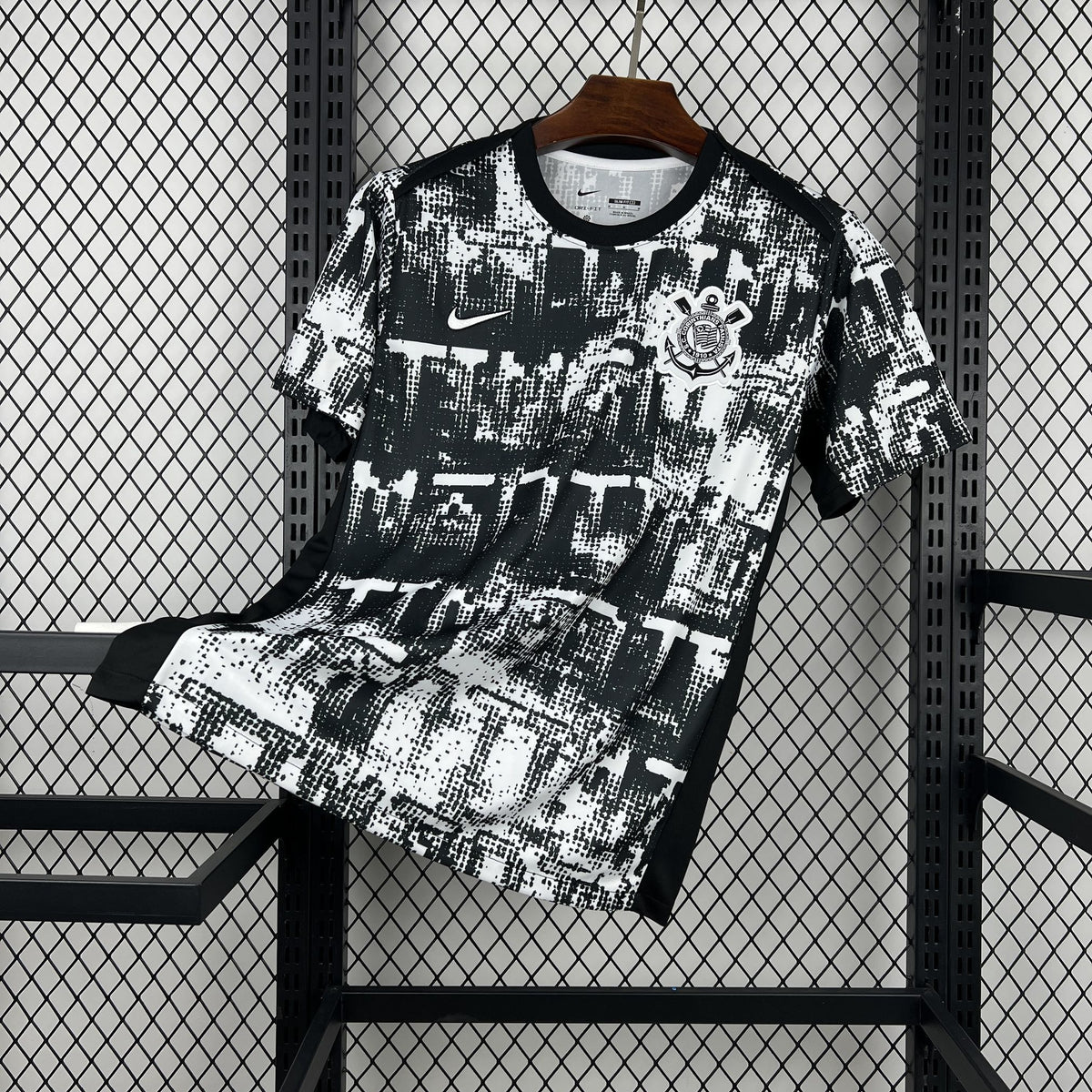 Camisa Corinthians Pré-jogo 2025/26 Torcedor