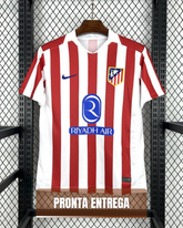 Camisa Masculina Atletico de Madrid I 25/26 Torcedor - Pronta Entrega
