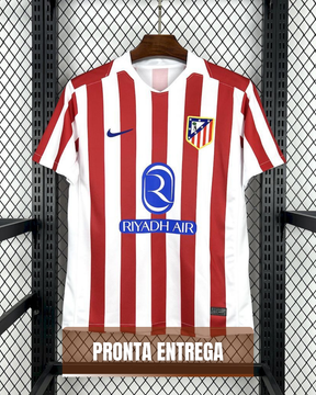 Camisa Masculina Atletico de Madrid I 25/26 Torcedor - Pronta Entrega