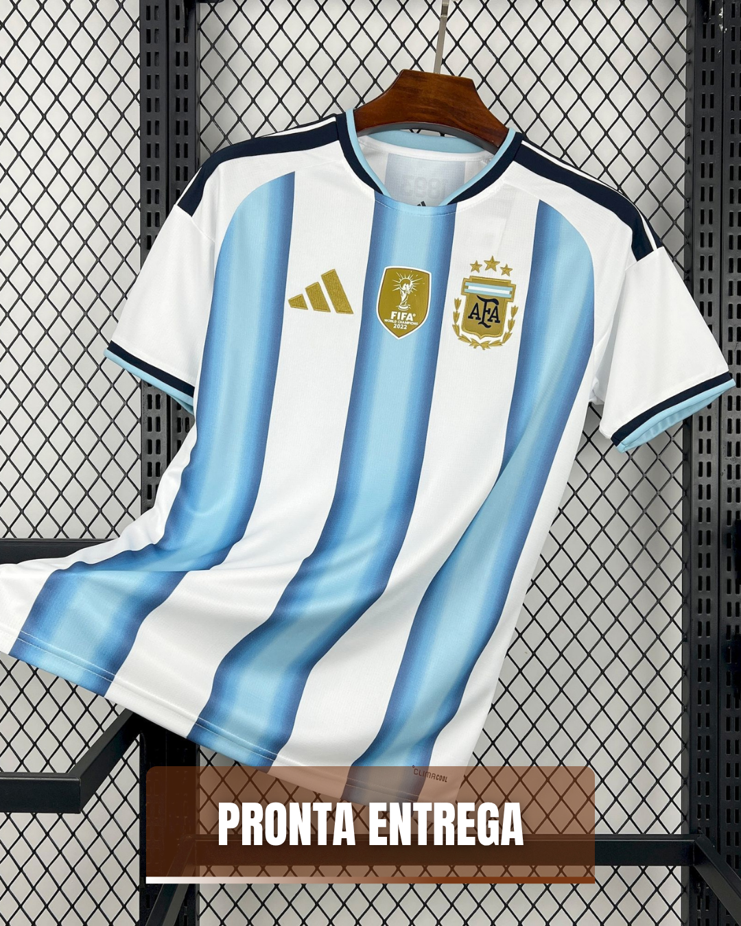 Camisa Masculina Argentina I COPA DO MUNDO 2026 Torcedor - Pronta Entrega
