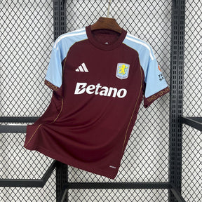Camisa Aston Villa I 2025/26 Torcedor