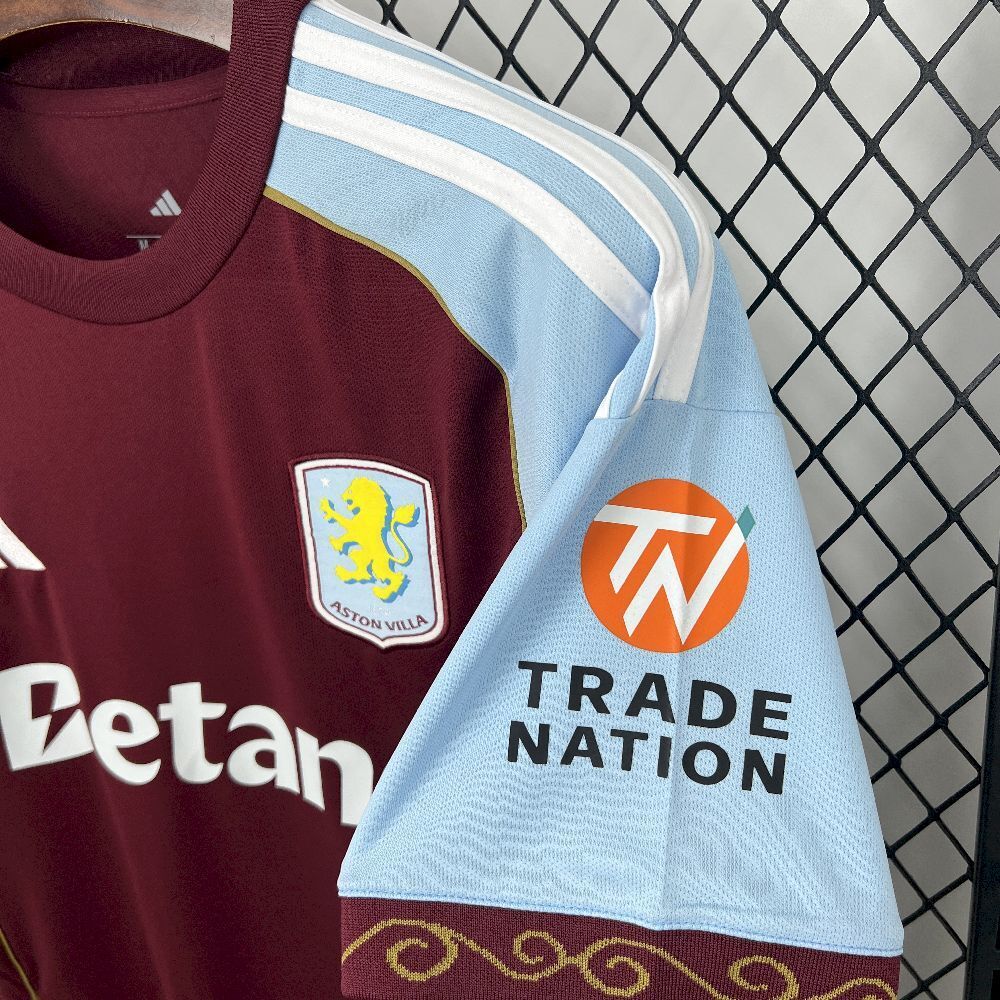 Camisa Aston Villa I 2025/26 Torcedor