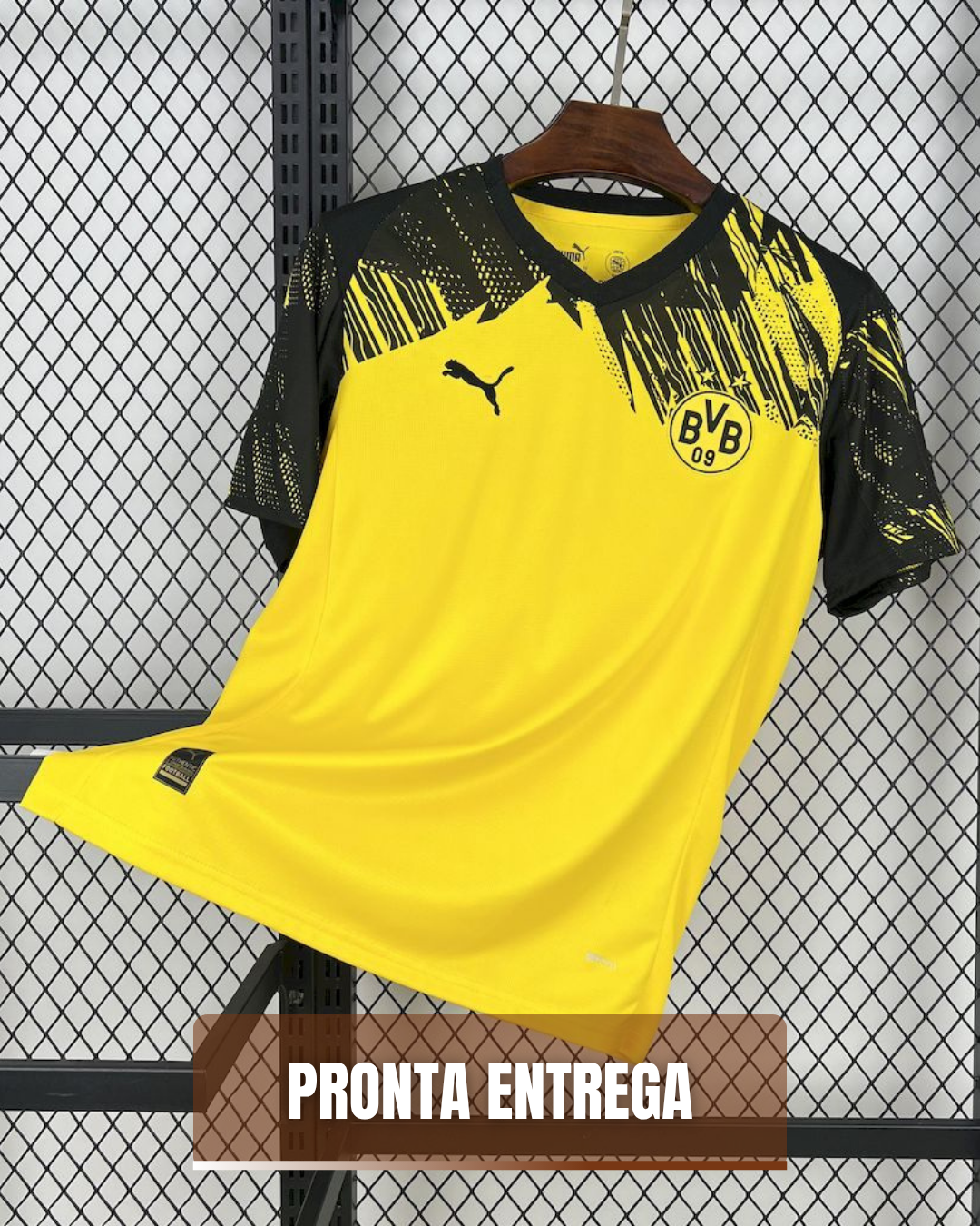 Camisa Masculina Borussia Dortmund I 25/26 Torcedor - Pronta Entrega