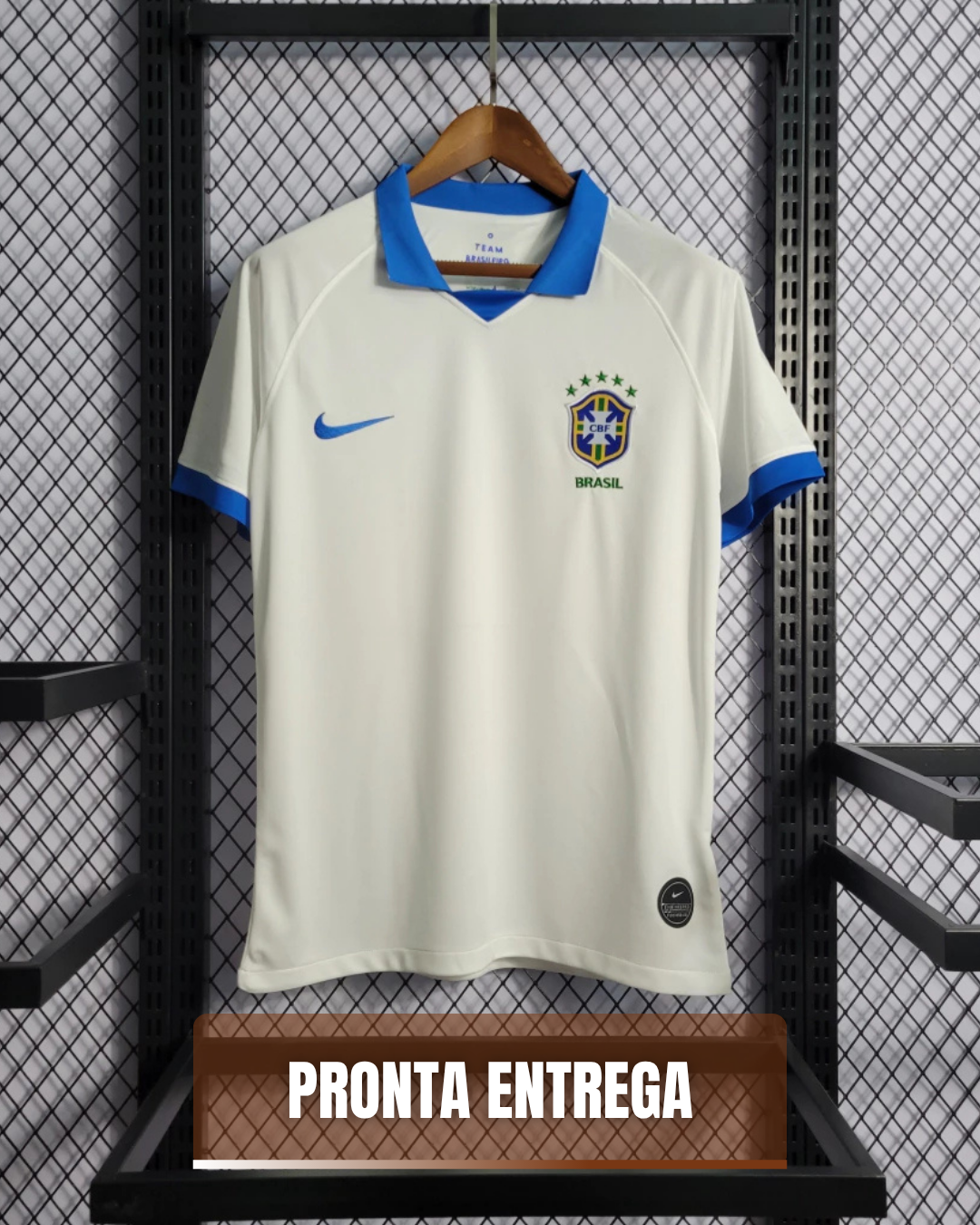 Camisa Masculina Brasil II 2019 Torcedor - Pronta Entrega