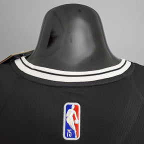 Camisa NBA Brooklyn Nets #7 Durant - 75° Aniversário Black