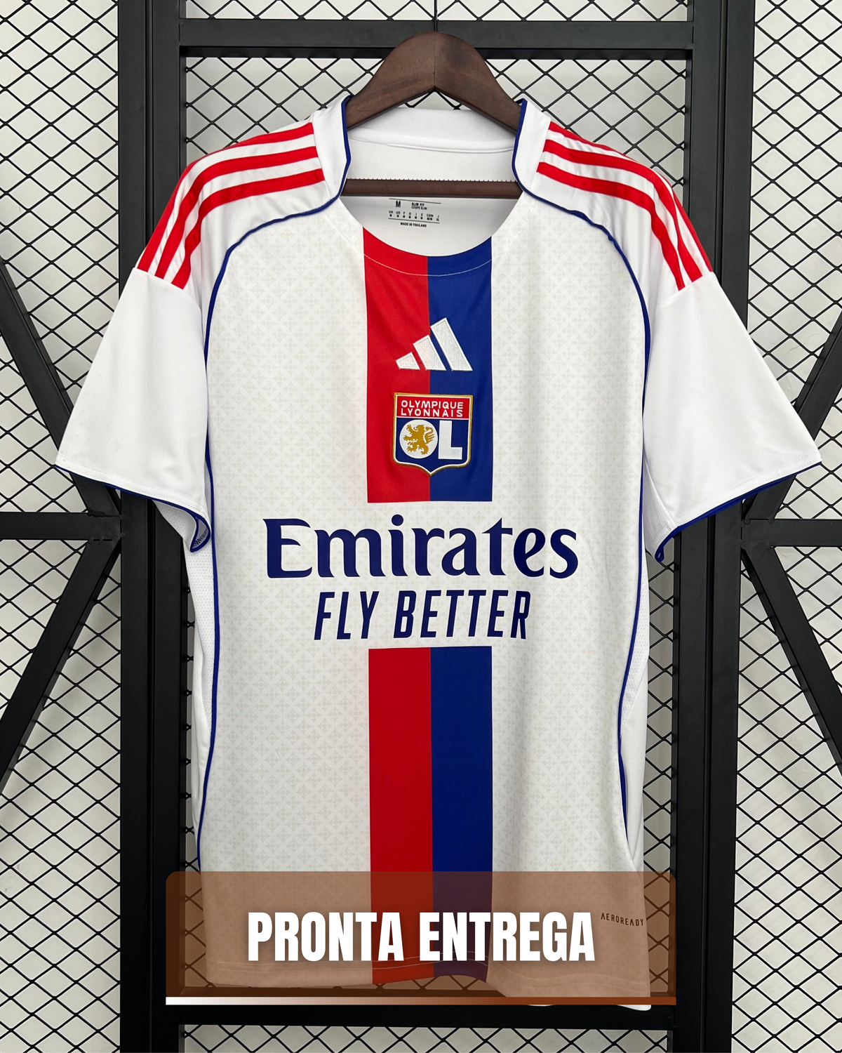 Camisa Masculina Lyon I 25/26 Torcedor - Pronta Entrega