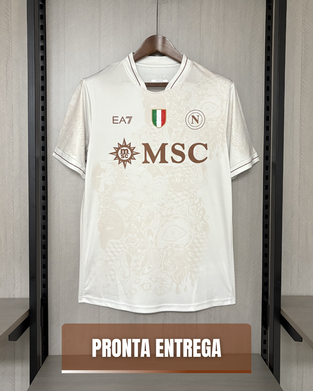 Camisa Masculina Napoli II 25/26 Torcedor - Pronta Entrega
