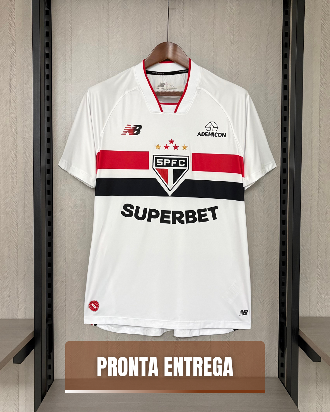 Camisa Masculina São Paulo I 26/27 Torcedor - Pronta Entrega
