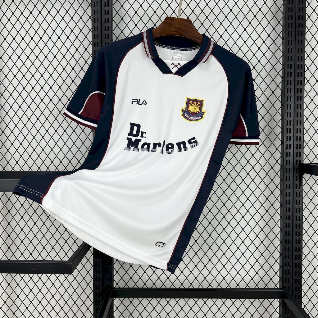 Camisa West Ham Away RETRO 1999/2000 Torcedor